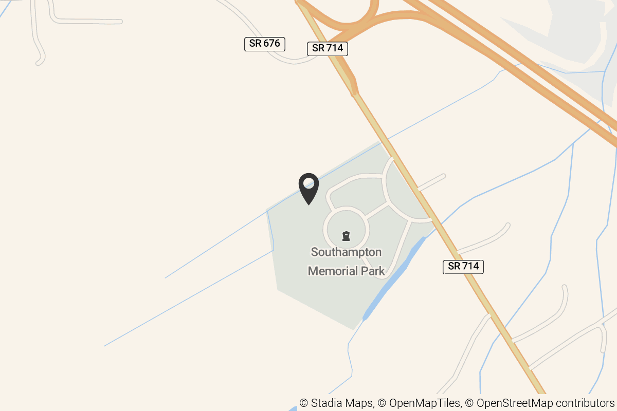 Map with location marker