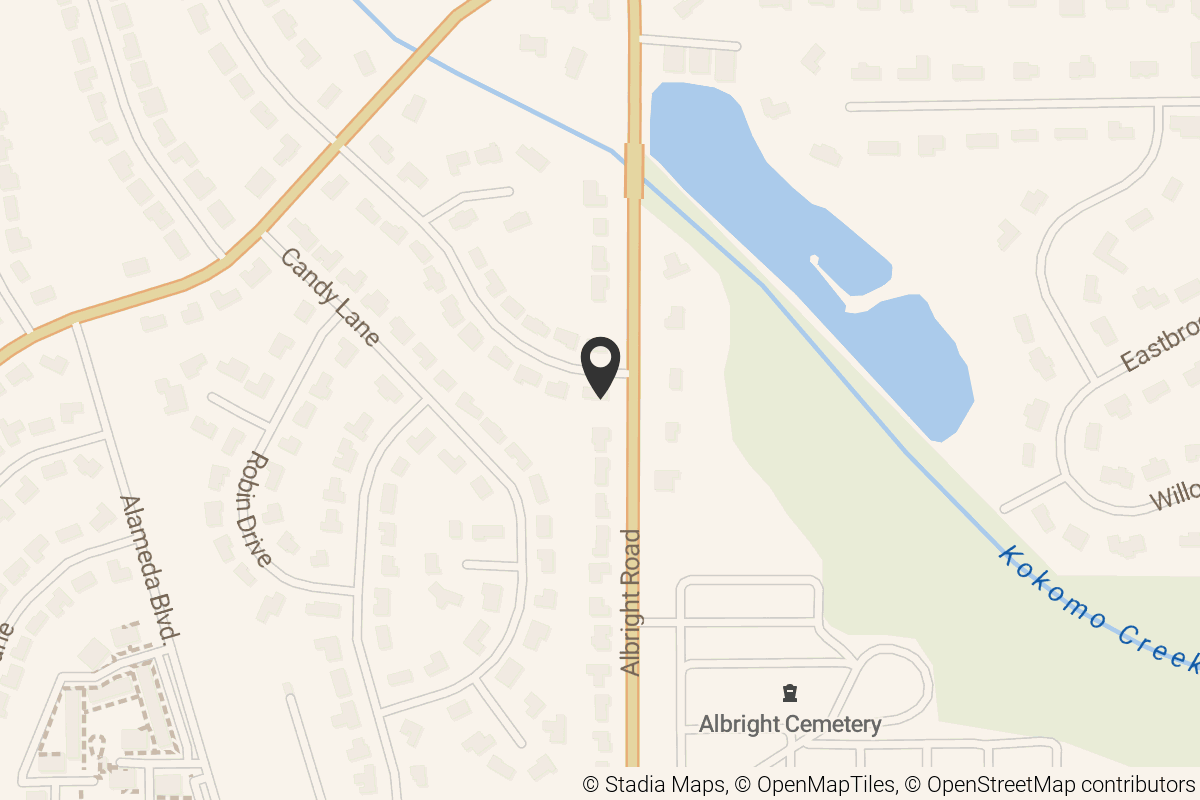 Map with location marker