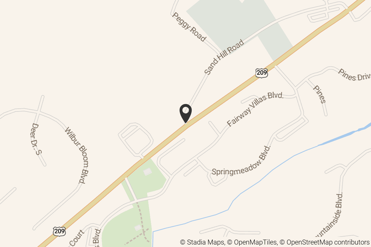 Map with location marker