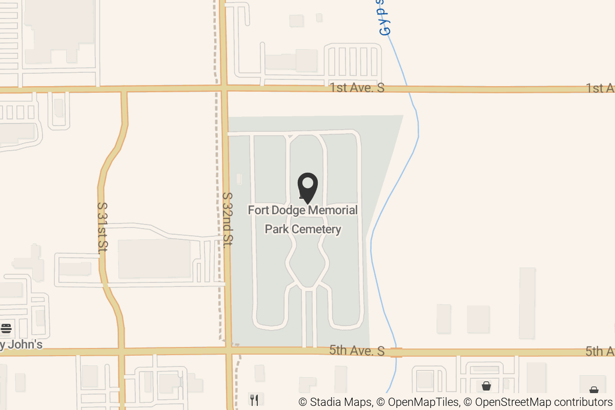 Map with location marker