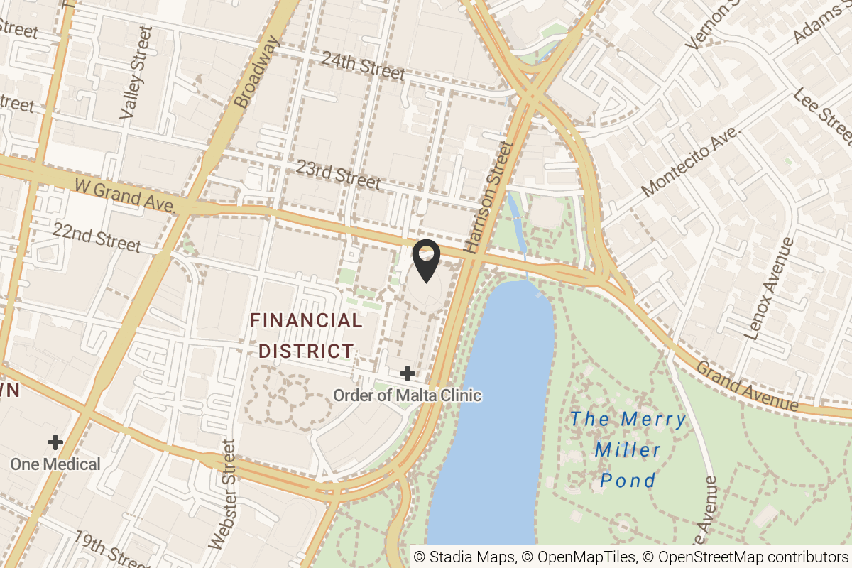 Map with location marker