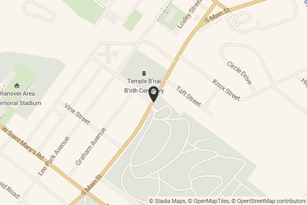 Map with location marker