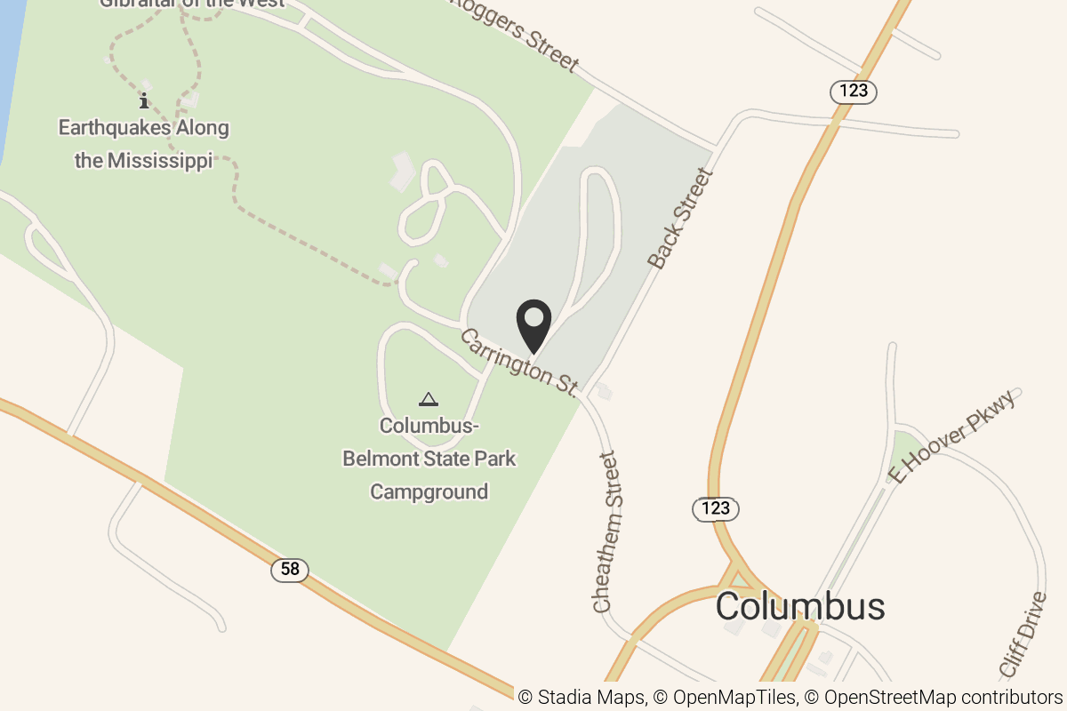 Map with location marker