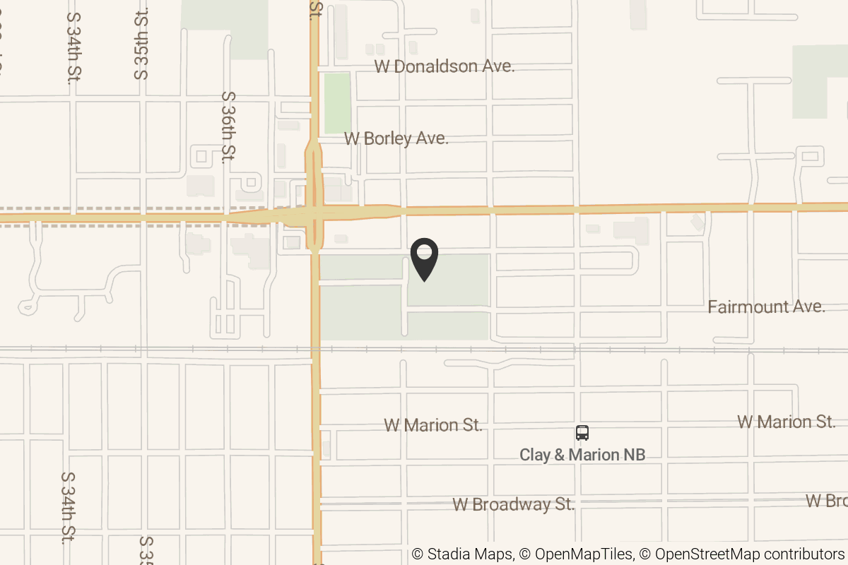 Map with location marker