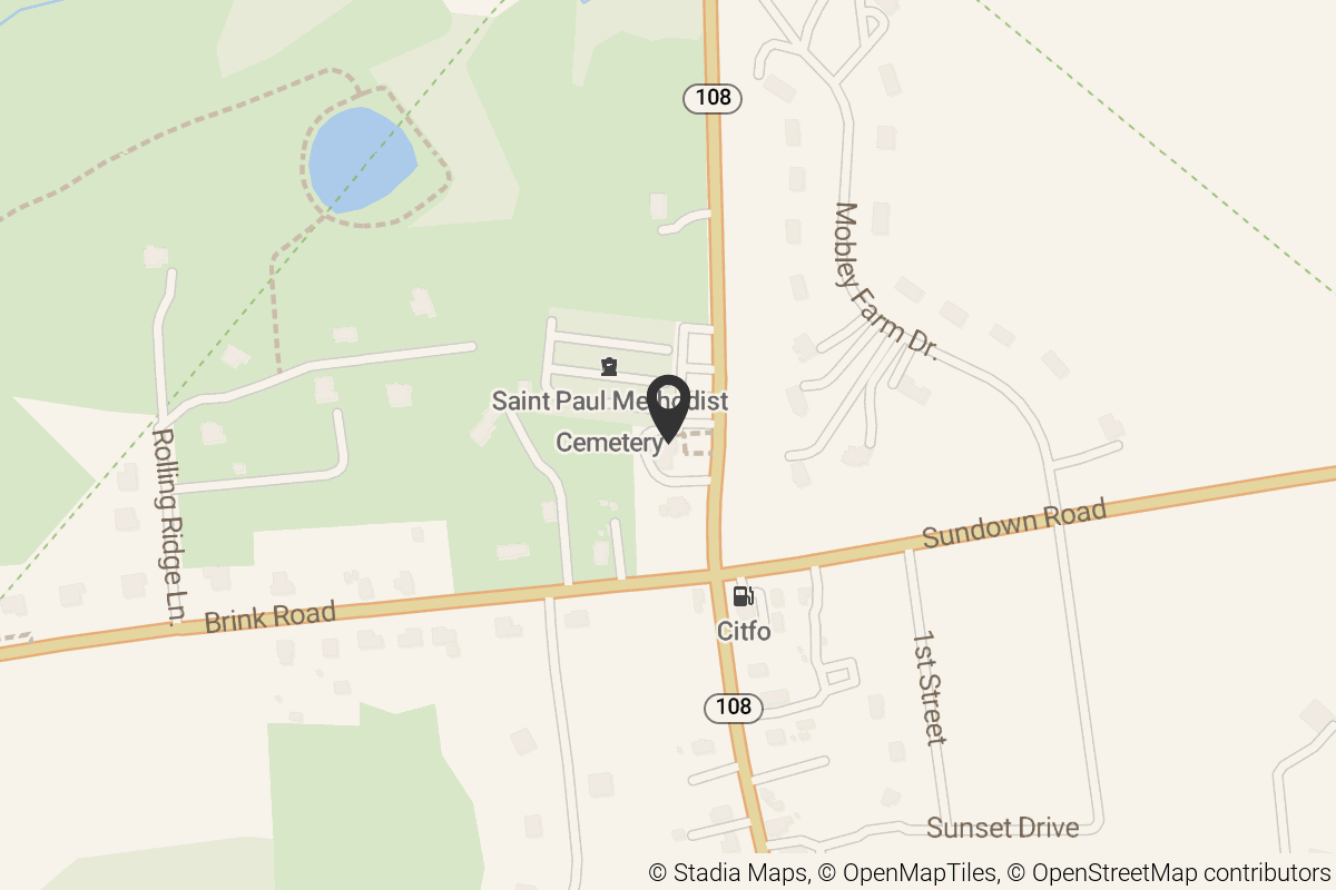 Map with location marker