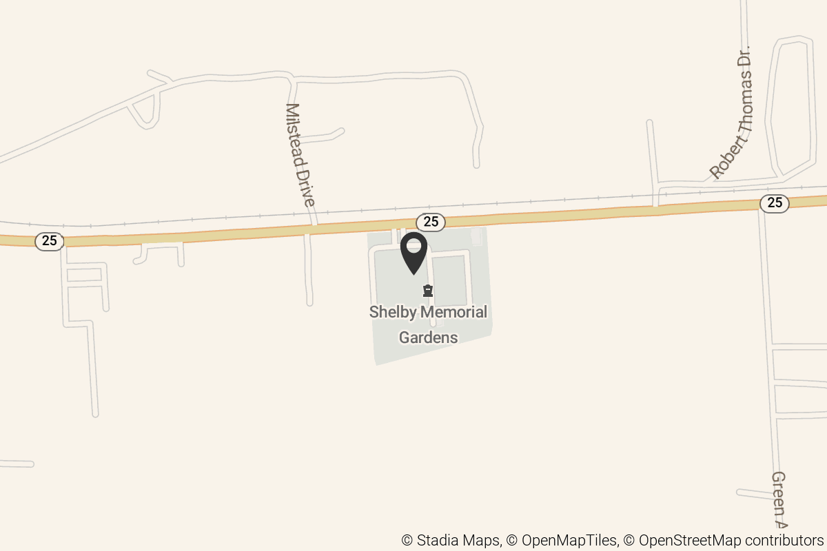 Map with location marker