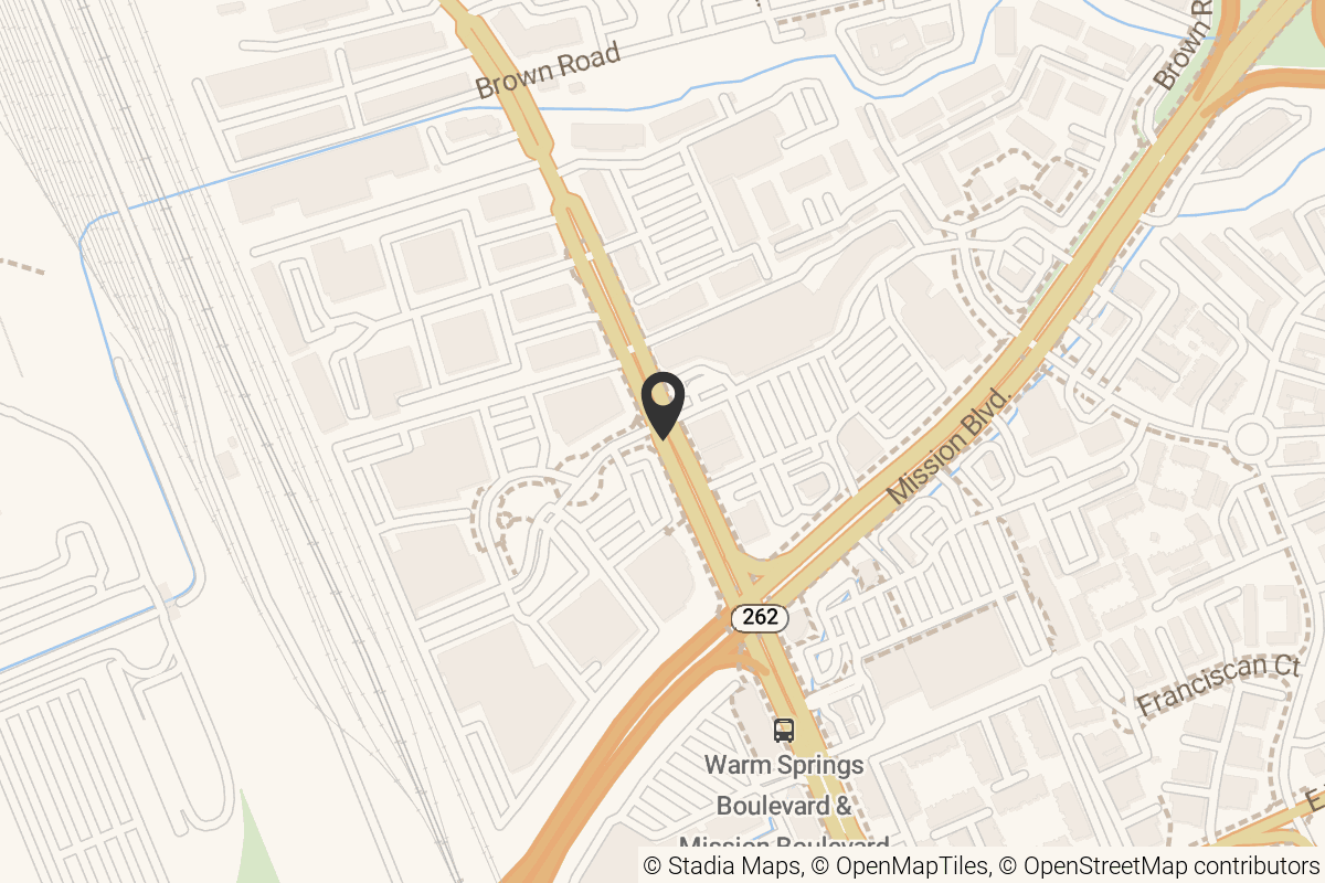 Map with location marker