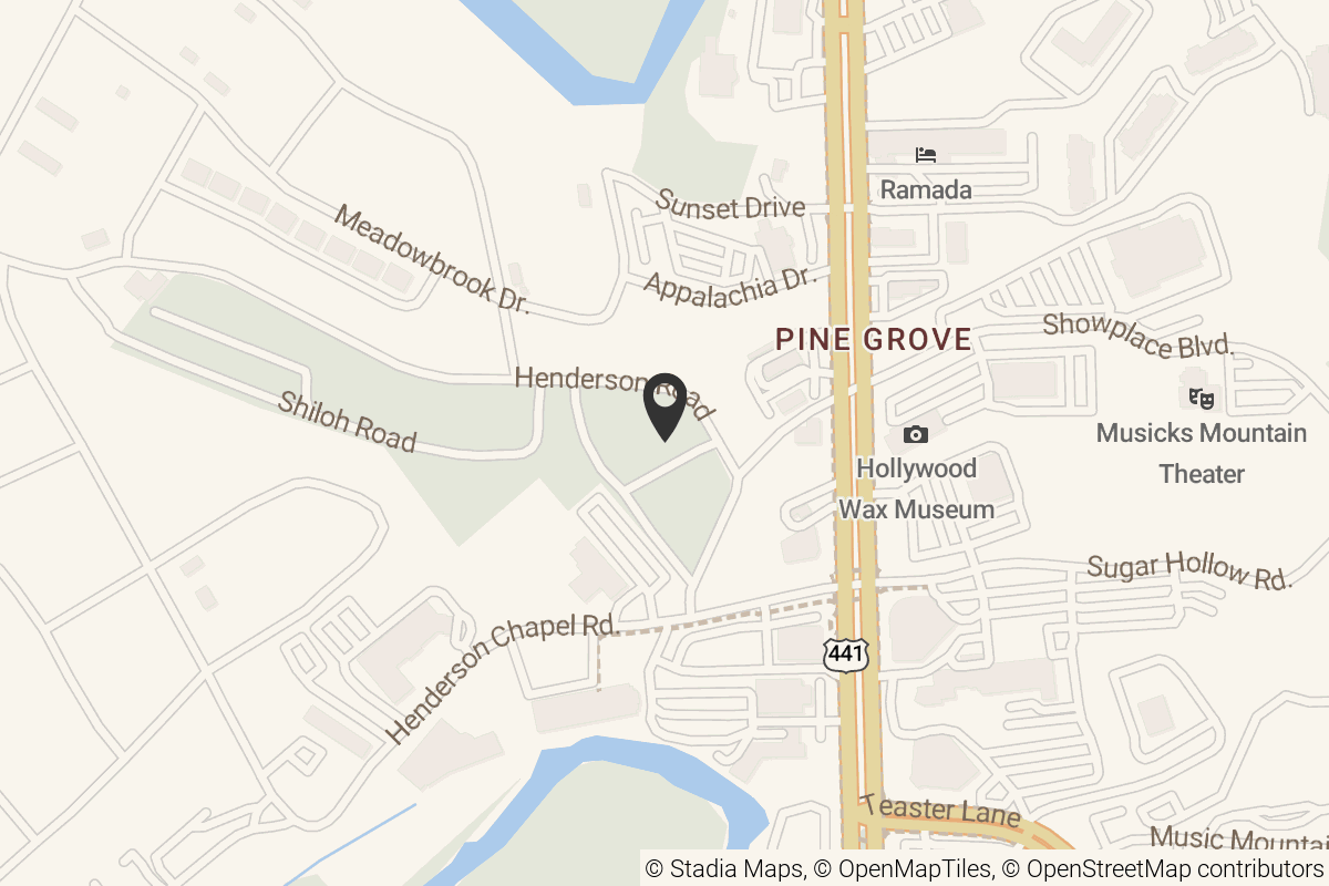 Map with location marker