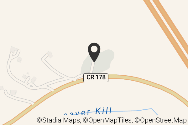 Map with location marker