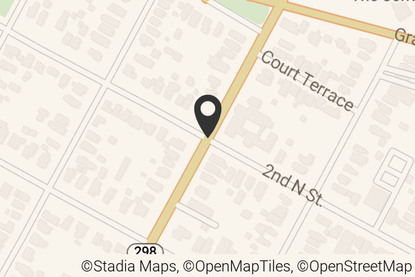 Map with location marker