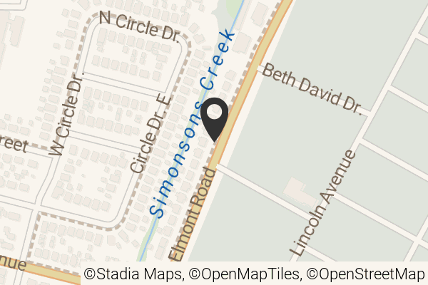 Map with location marker