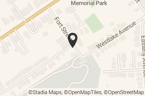 Map with location marker