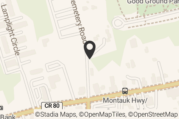 Map with location marker