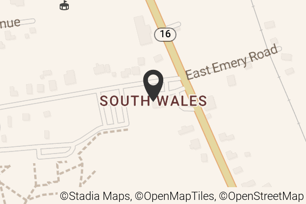 Map with location marker