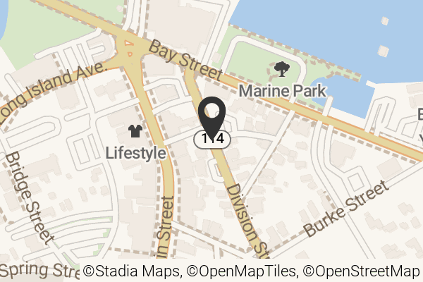 Map with location marker