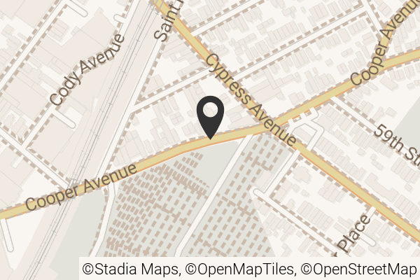 Map with location marker