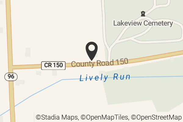 Map with location marker