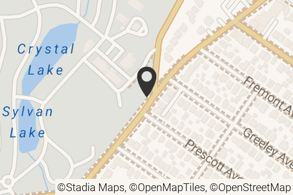 Map with location marker