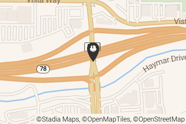 Map with location marker