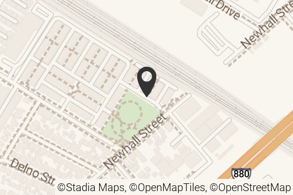 Map with location marker