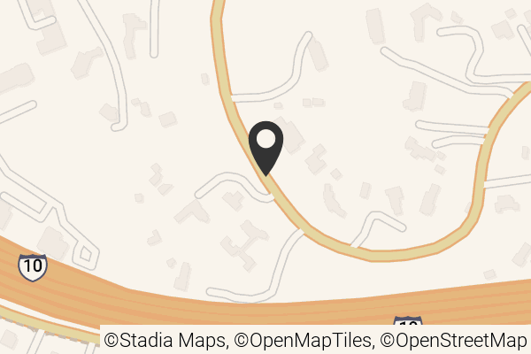 Map with location marker