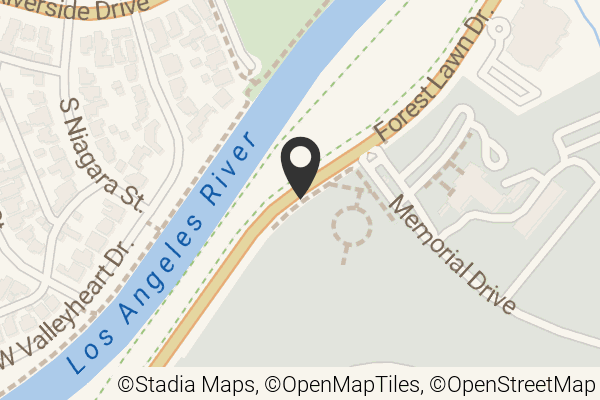 Map with location marker