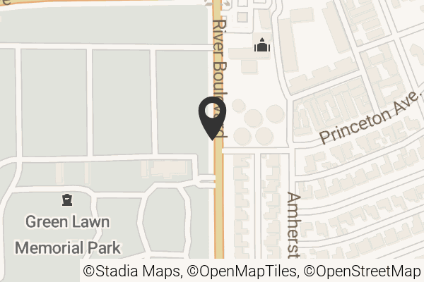 Map with location marker