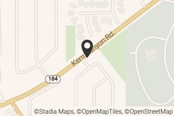 Map with location marker