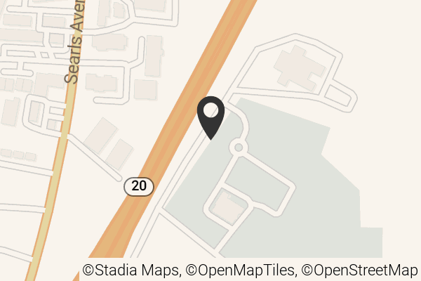 Map with location marker