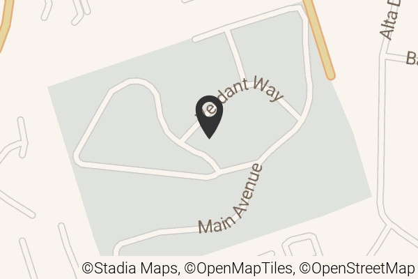 Map with location marker