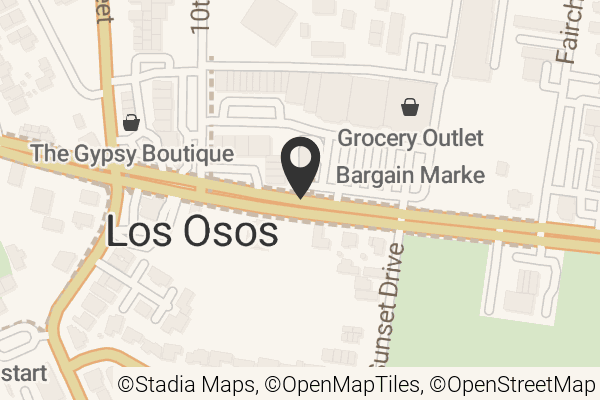 Map with location marker