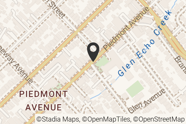 Map with location marker