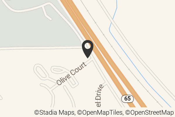 Map with location marker