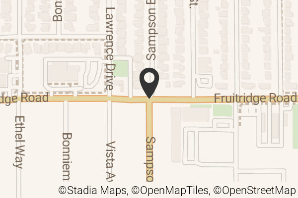 Map with location marker