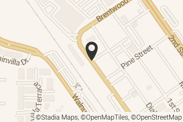 Map with location marker