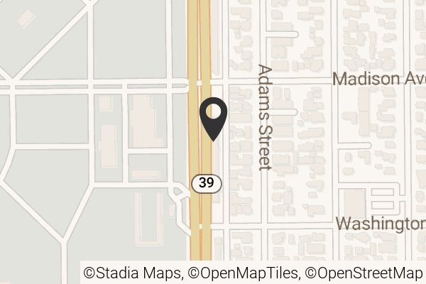 Map with location marker