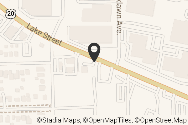 Map with location marker