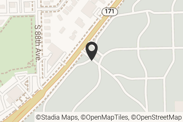 Map with location marker