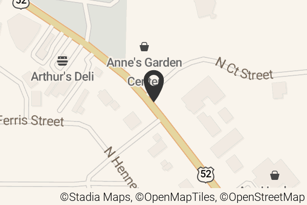 Map with location marker