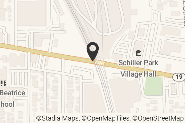 Map with location marker