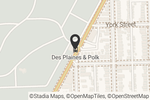 Map with location marker