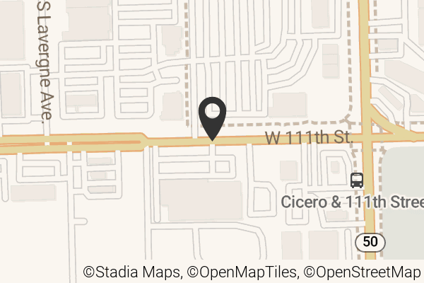 Map with location marker