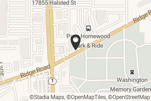 Map with location marker