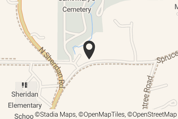 Map with location marker