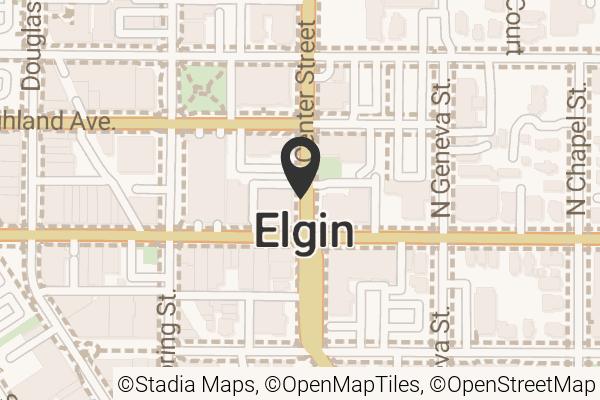 Map with location marker