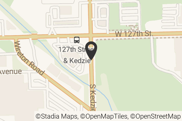 Map with location marker