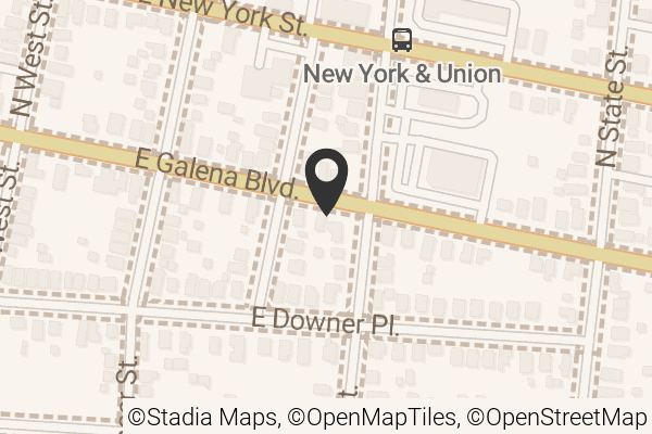 Map with location marker