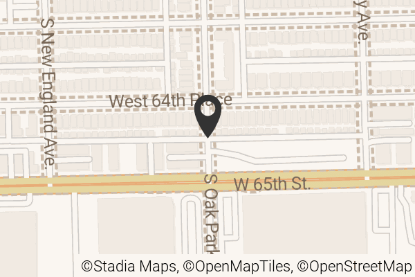 Map with location marker