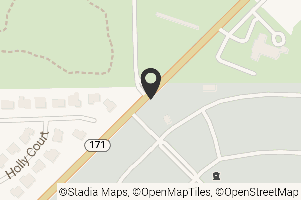 Map with location marker