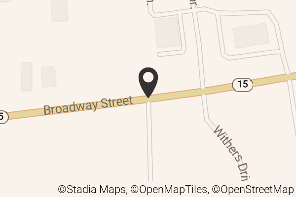 Map with location marker